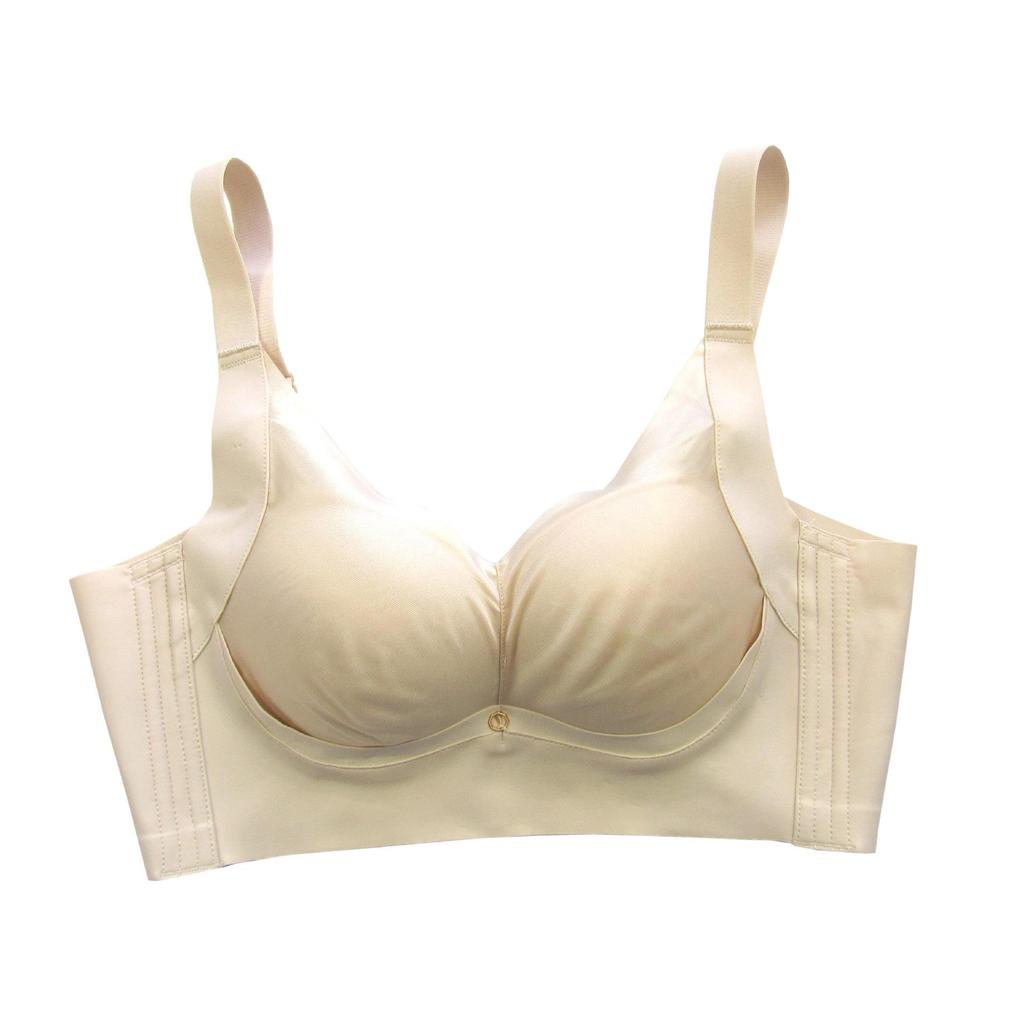 Manzi Meidie Seamless Adjustable Wireless Women's Bra - Versatile, Comfortable, Thin Style with Side Support