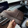 Winter new short snow boots women's thick-soled cowhide wool velvet thermal shoes low-top heightening thickened non-slip sole