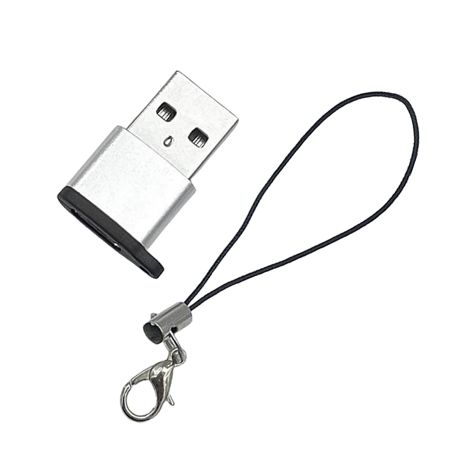 Адаптер-конвертер USB C Female to USB A Male для быстрой зарядки и передачи данных — фото 9