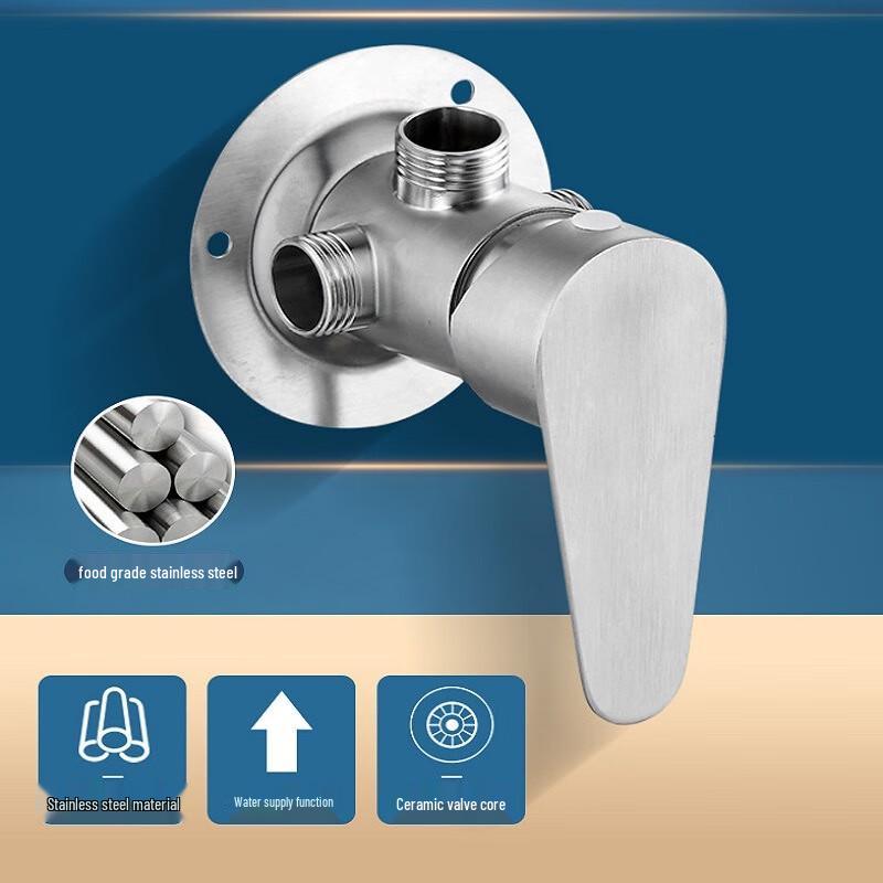 TLXT SUS304 Stainless Steel Surface Mounted Cold/Hot Mixer Faucet