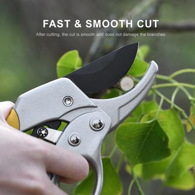 Cesoie da potatura ergonomiche in acciaio per giardinaggio e bonsai - Taglio rapido e liscio