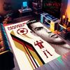 CR poster Carpet Rug for Living Room Bedroom Home Sofa Decoration,Kids play Nonslip Floor Mat