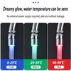 Creative Faucet Extender LED Temperature Sensor 3-Color Light-up Faucet Kitchen Bathroom Glow Water Faucet Tap Nozzle Shower