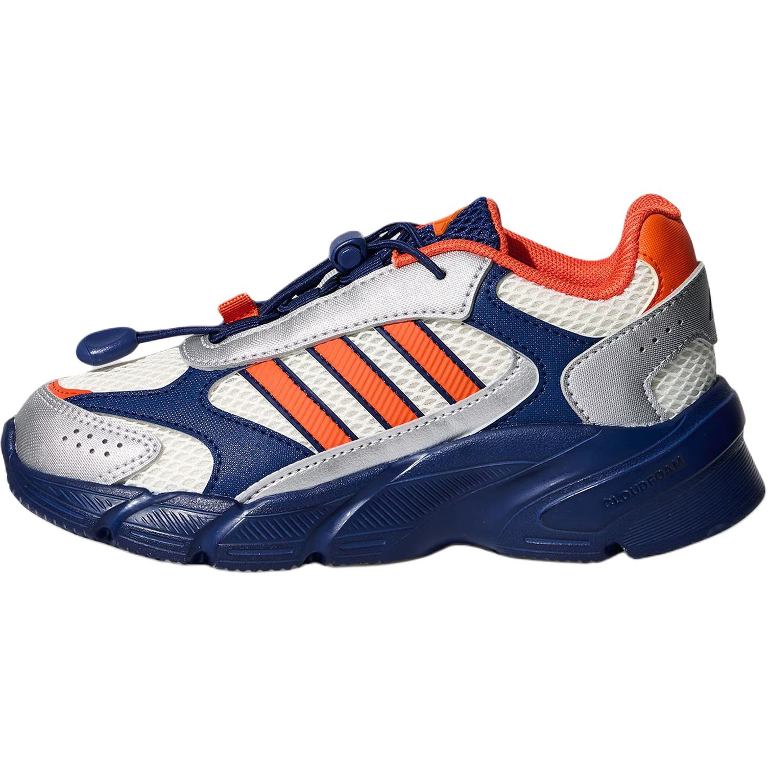 

Adidas Crazy Chaos 2000 Retro Comfortable Low-Top Casual Shoes Kids sneaker White Blue Orange LA4776 28