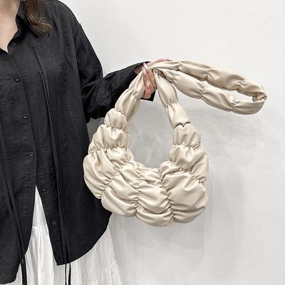 New Cloud Bag Folded Underarm Bag Sponge Bag Women's Casual Versatile Light Crossbody Dumpling Shoulder Bag