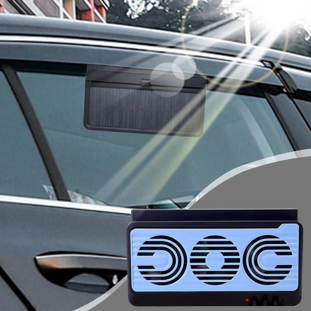 3 Fans Design Car Exhaust Fan Solar Powered Air Circulation Fan Auto Window Cooler Vehicle Cooling