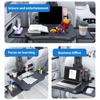 Adjustable Car Desk with Not Slip Surfaces & Storage Drawer Multiple Use Back Seat Organizers Simple Installs for Long Trip