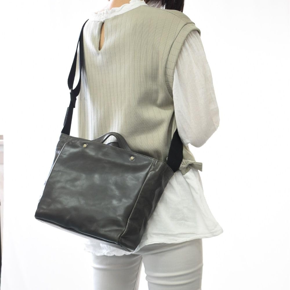 POPPY Shoulder Bag Black [Full Tuck] 2-Way 7M1-1125/BLK