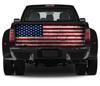 Kühner Rot Weiß Amerikanische Flagge Druck Heckgrafik Aufkleber für LKWs und SUVs