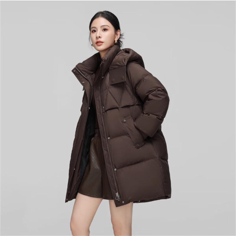 

SNOWFLYING Women s 90% Duck Down Mid-Length Winter Puffer Jacket XL (170)
