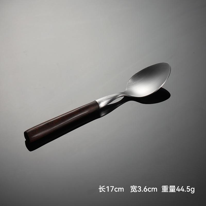 430 stainless steel western food knife and fork spoon bakelite imitation mahogany handle multi-specification sanding hotel gifts