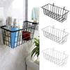 Metallgitter Kleiner Hängekorb DIY Eisen Wandhängehalterung Badezimmer Wandhänge-Aufbewahrungskorb Küchenregal Heimdekoration
