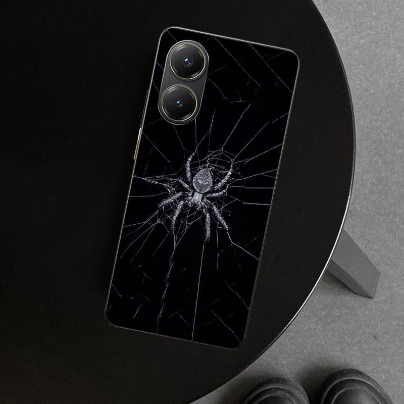 Black Widow Spider Insect Phone Case Cover for Xiaomi Poco X6 X5 X7 Pro F7 Ultra Redmi 15C 15 13C 13 12C 12 10C 10 10A 9C 9A 9T