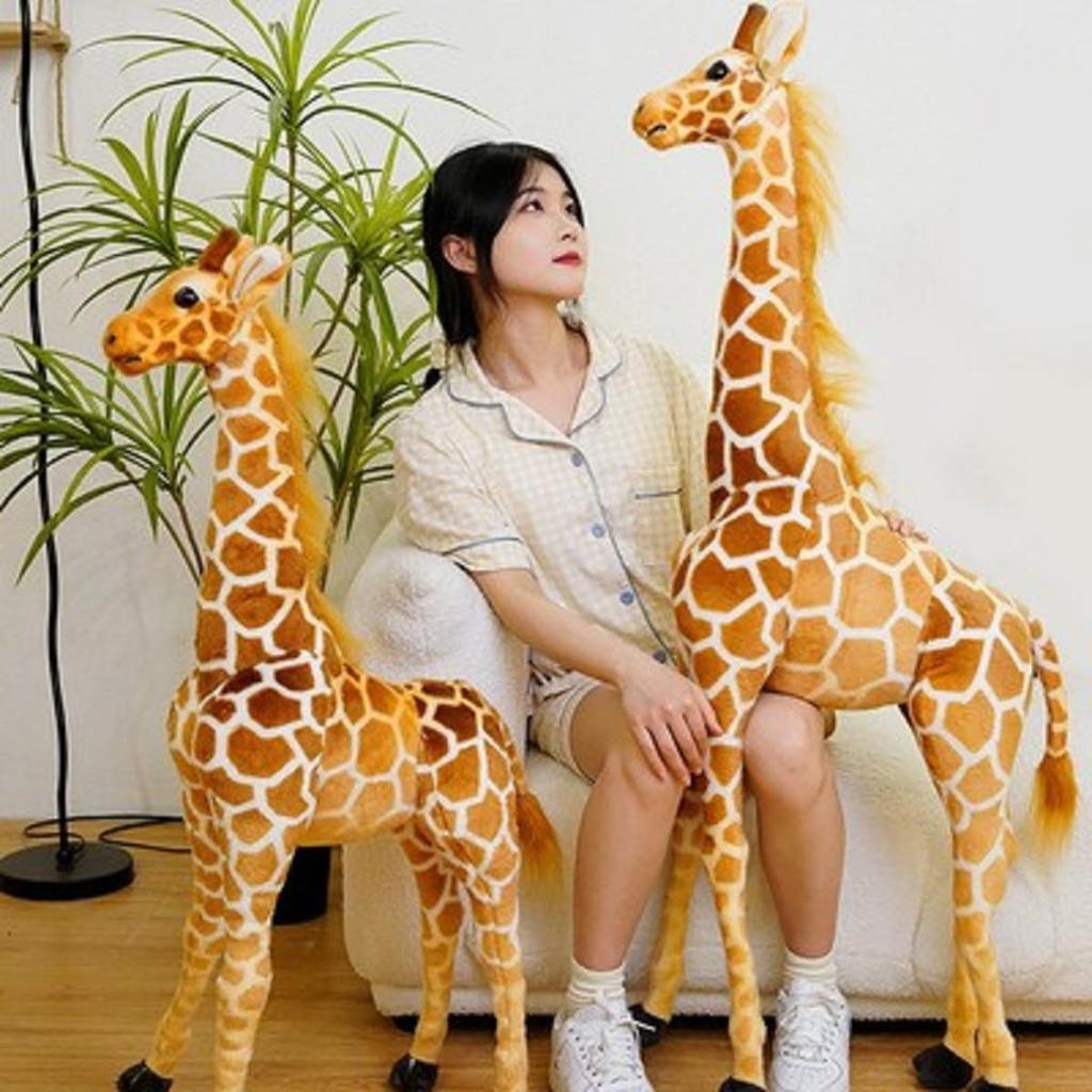 Large Giraffe Plush Toy (60cm100cm Long) - Perfect for Interior Decoration and Events (60cm)