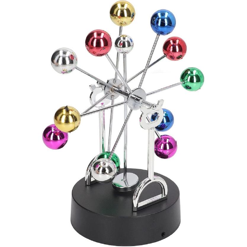 Maszyna Wiecznego Ruchu Diabelski Młyn Równowaga Zabawka Biurkowa Elektroniczna Zabawka Biurkowa Wiecznego Ruchu Dekoracja Domu Podwójnego Zasilania USB Bateria Równowaga Diabelskiego Młyna