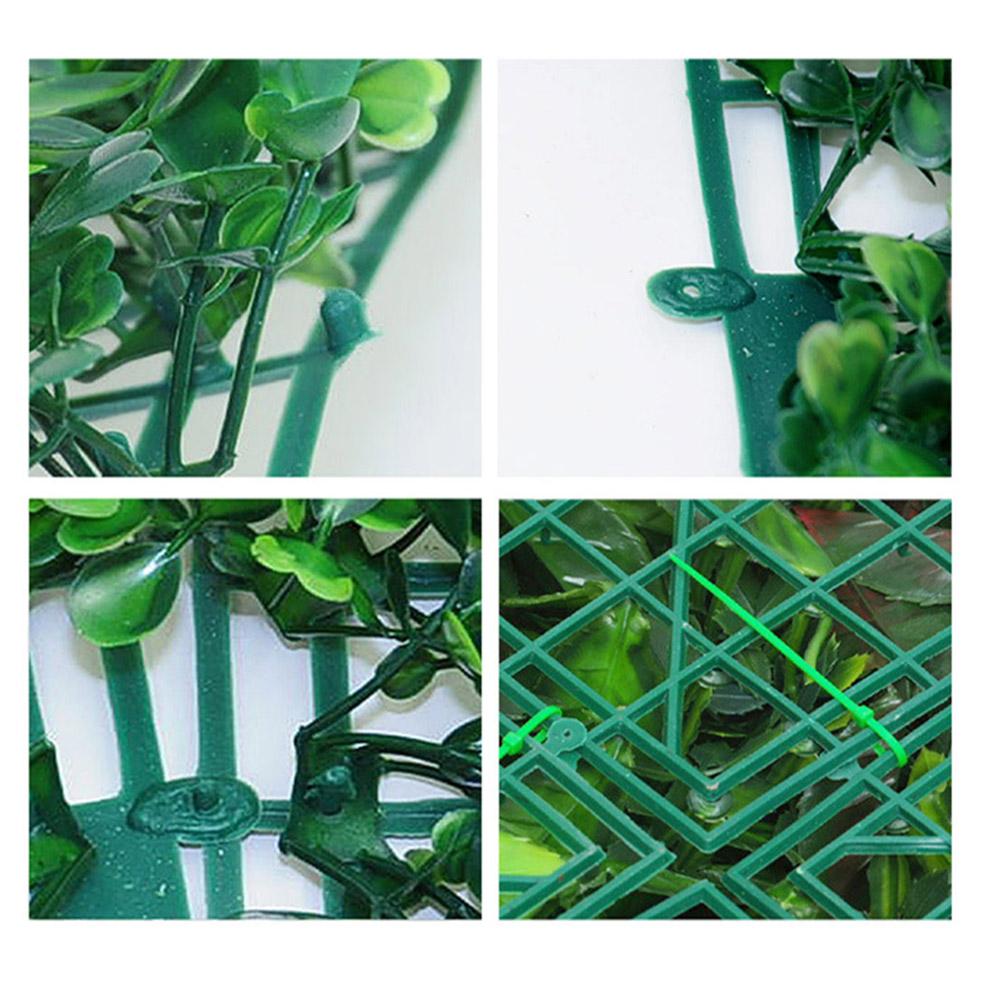Mur de plantes artificielles Résistant aux UV Décoration murale Installation facile Design