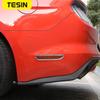 TESIN ABS Chrome Car Rear Bumper Side Warning Light Decoration Ring Exterior Accessories for Ford Mustang 2015-2022 Car Styling
