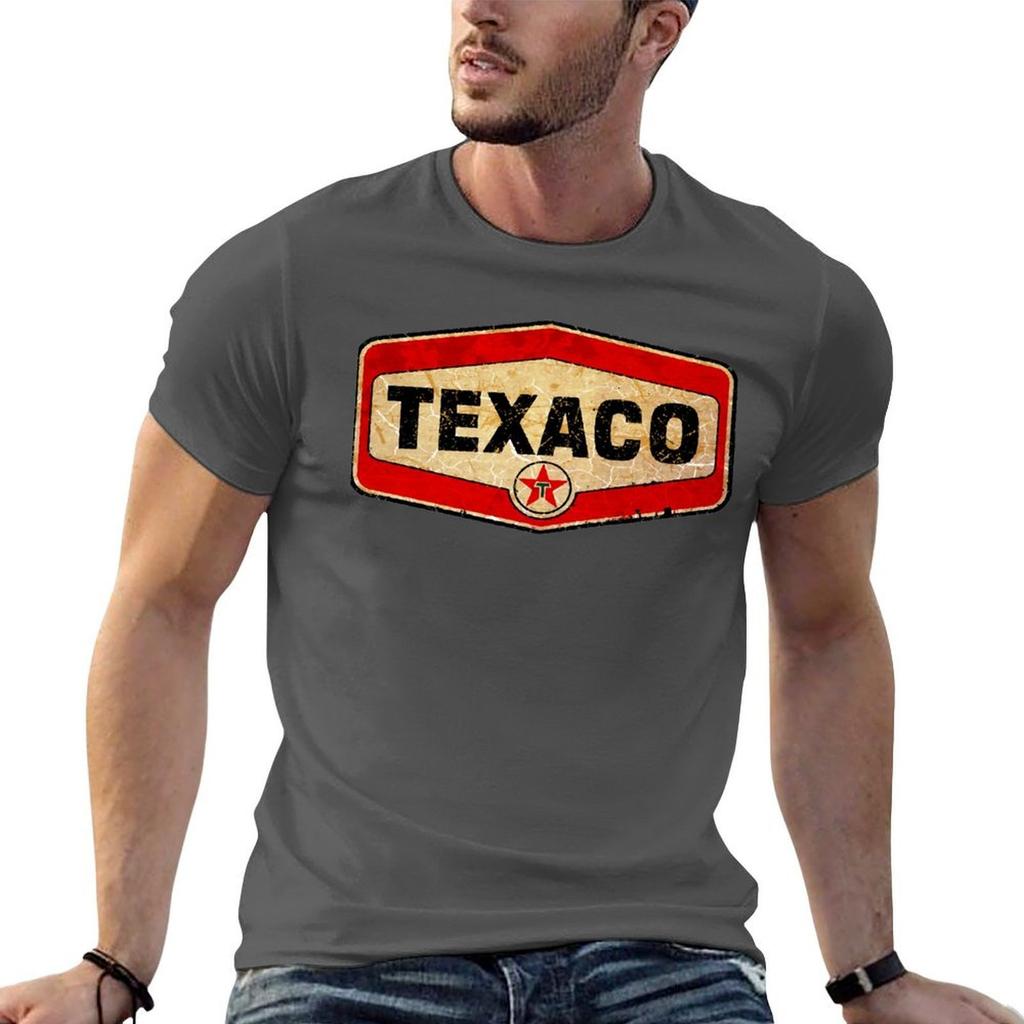 Texaco Oil And Gas Tshirt T Shirt Custom Print Cotton Tshirt 100 Tshirt