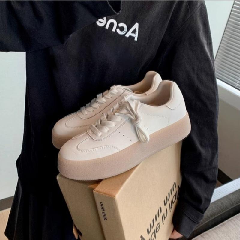 Ölgemälde Kunststudent Li Muster 2025 Dicke Sohle Höhenerhöhung Lässige Sportschuhe Board Schuhe Studentinnen Vielseitige Weiße Schuhe Damen
