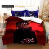 3D Print Fashion Juice Wrld Stars Bedding Set Boys Girls Twin Queen Full Size Duvet Cover Pillowcase Bed Adult Bedroom