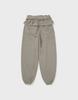 Ememdeobeulyu [Mmw] Frill Belted Pigment Sweat Pants (Beige)