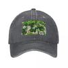 Floral Walks Baseball Cap GentleUnisex Hat Custom Caps Beach Hat Sun Hat Unisexs Hats Womens