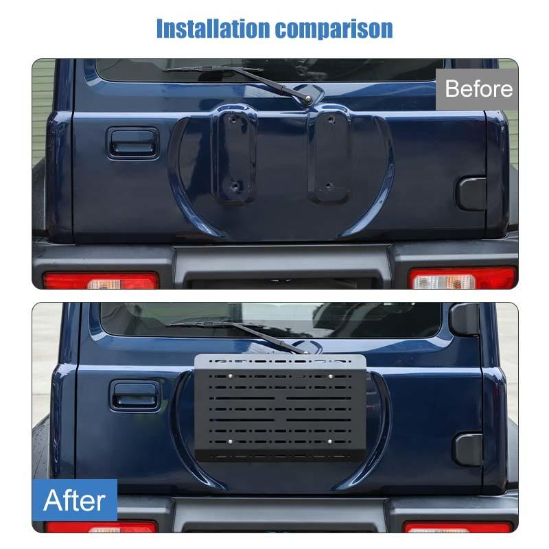 Car Metal Tailgate Expansion Bracket Shelf Fit For Suzuki Jimny 2019 2020 2021 2022 2023 2024 2025 2026 Up Car Exterior Accessories