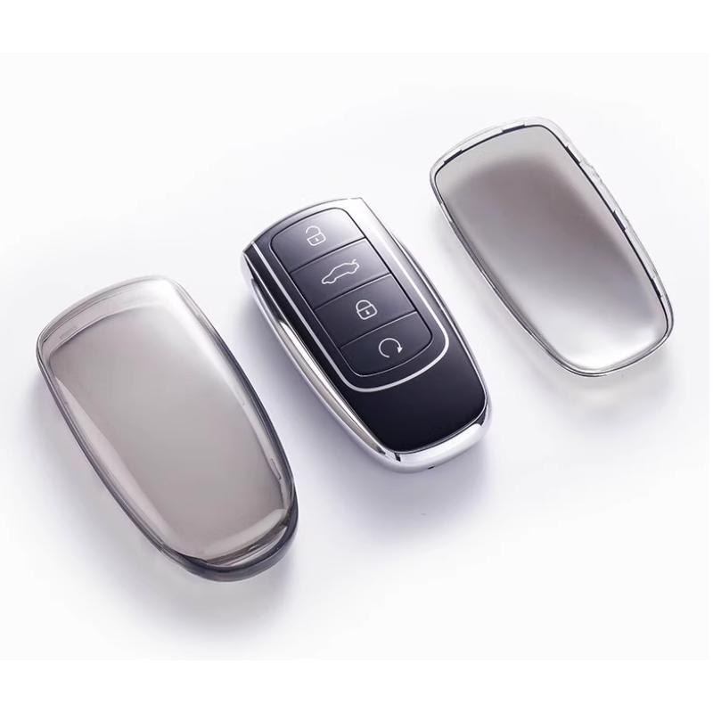 For Chery Omoda 5 C5 Tigo 7 8 Pro Max Tigo 7 8 Plus Arrizo 5 Plus Car Key Case Soft Tpu Key Cover Fob Keychain Ring Accessories