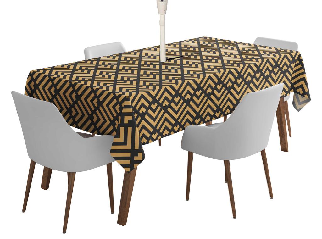 Vargottam Indoor Outdoor  Tablecloth  58x102 Inch  Rectangle  Tablecloth Waterproof Patio  Table  Cloths- Spring Summer