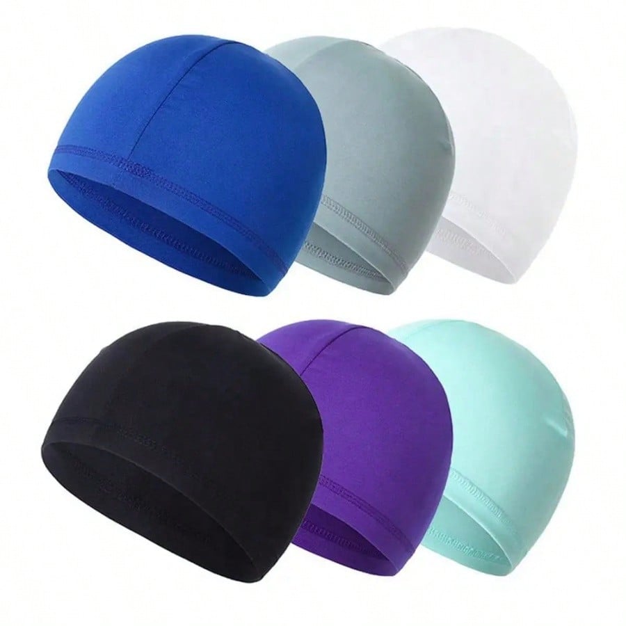 Unisex Breathable Knit Sports Cap Summer Sunproof Soft Cycling Hat Helmet Liner For Running Motorcycle Outdoor Wear
