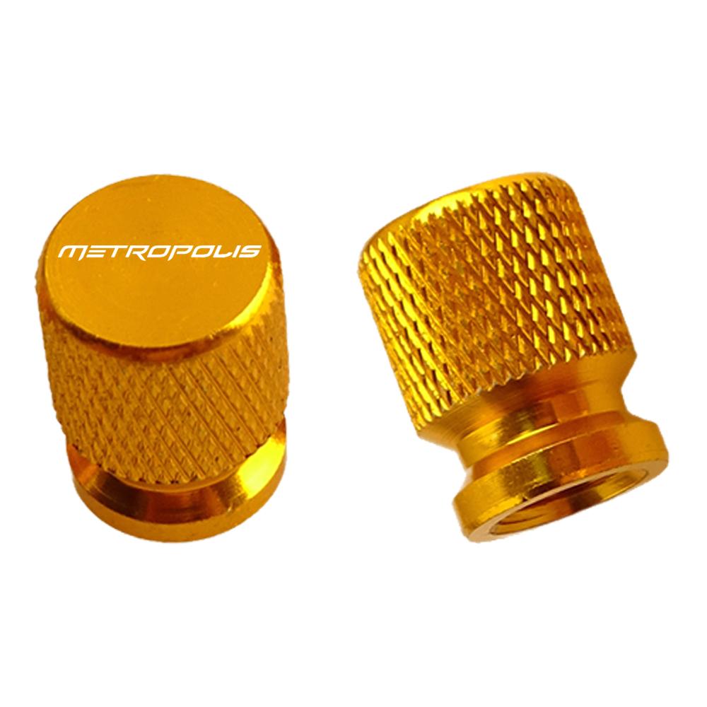 2X CNC Alloy Motorcycle Valve Cap for Peugeot Metropolis 400 GT SW 2020 2021 2022 2023 2024 2025 2026 2027 Motorcycle Valve Cap