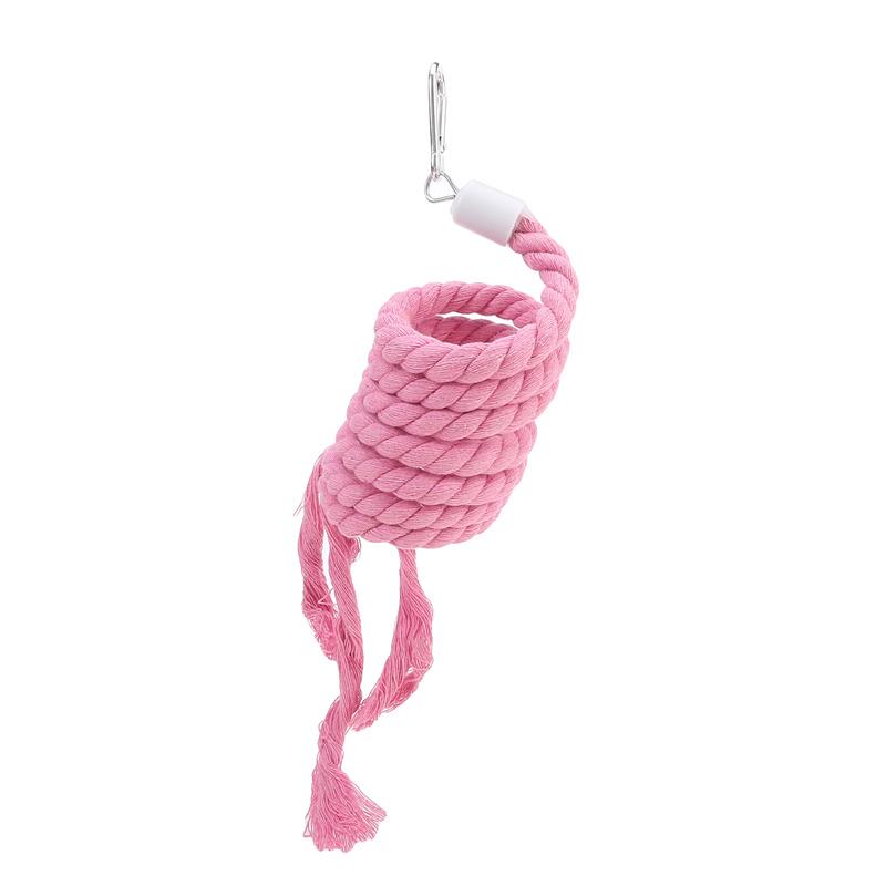 Creative Parrot Climbing Ladder Rotating Swing Bird Hanging Standing Rope Toys