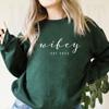Wifey EST 2023 Sweatshirts Wedding Sweater  Bridal Shirts Funny Wife Tee Gift for Her Women Trendy Aesthetic Hoodies Tops