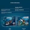 1092Pcs Orca Model Building Blocks Set With Display Stand, Home Decor Collectible Toy Ornament, Stem Toy Gift For Kids Adults