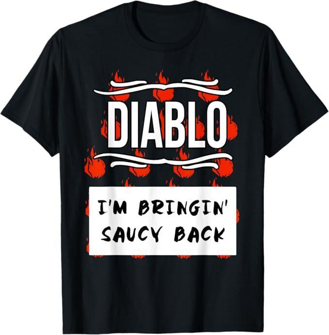 HOT SAUCES Group Halloween Costumes Taco DIABLO SAUCE T-Shirt Unisex T-Shirt XXXXL