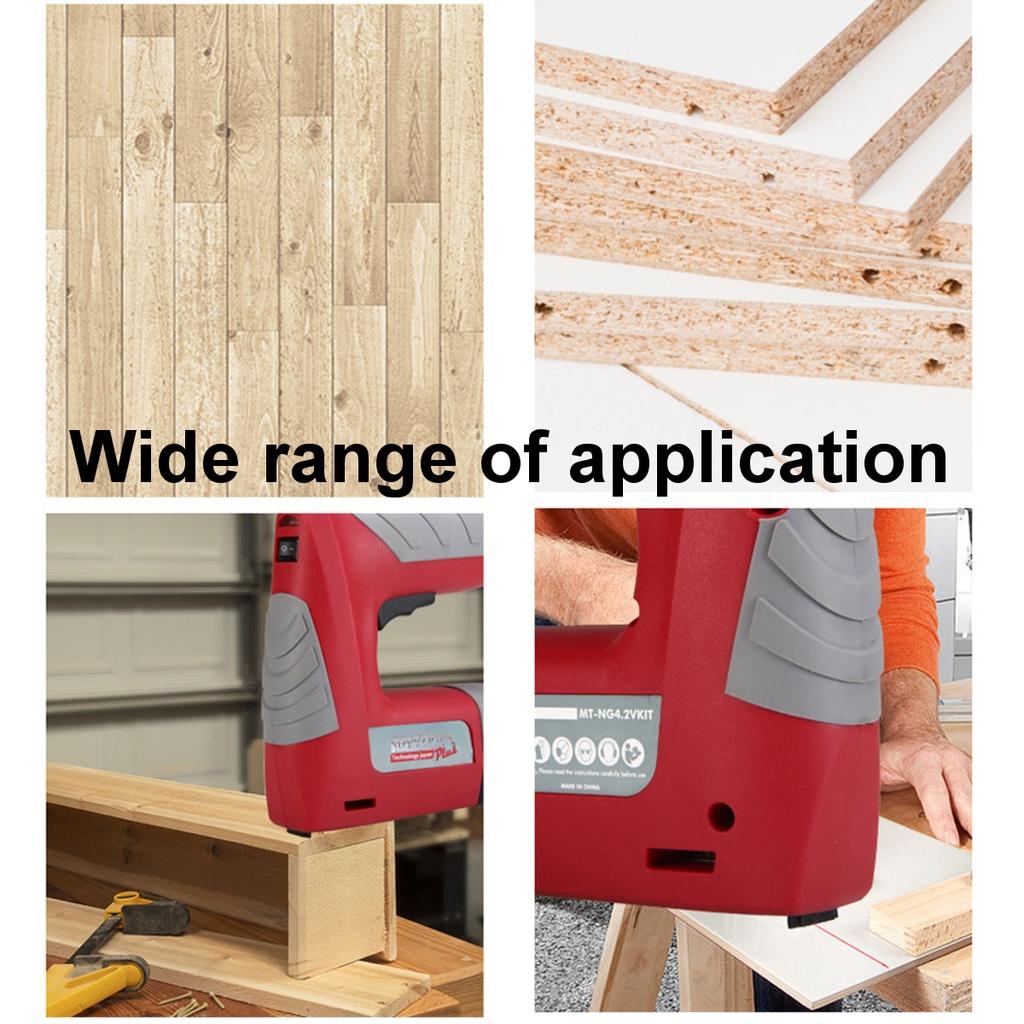 Electric Nailer Gun Stapler Furniture Staple Guns USB Rechargeable Lithium Battery for Frame Woodworking Power Tools 4.2V
