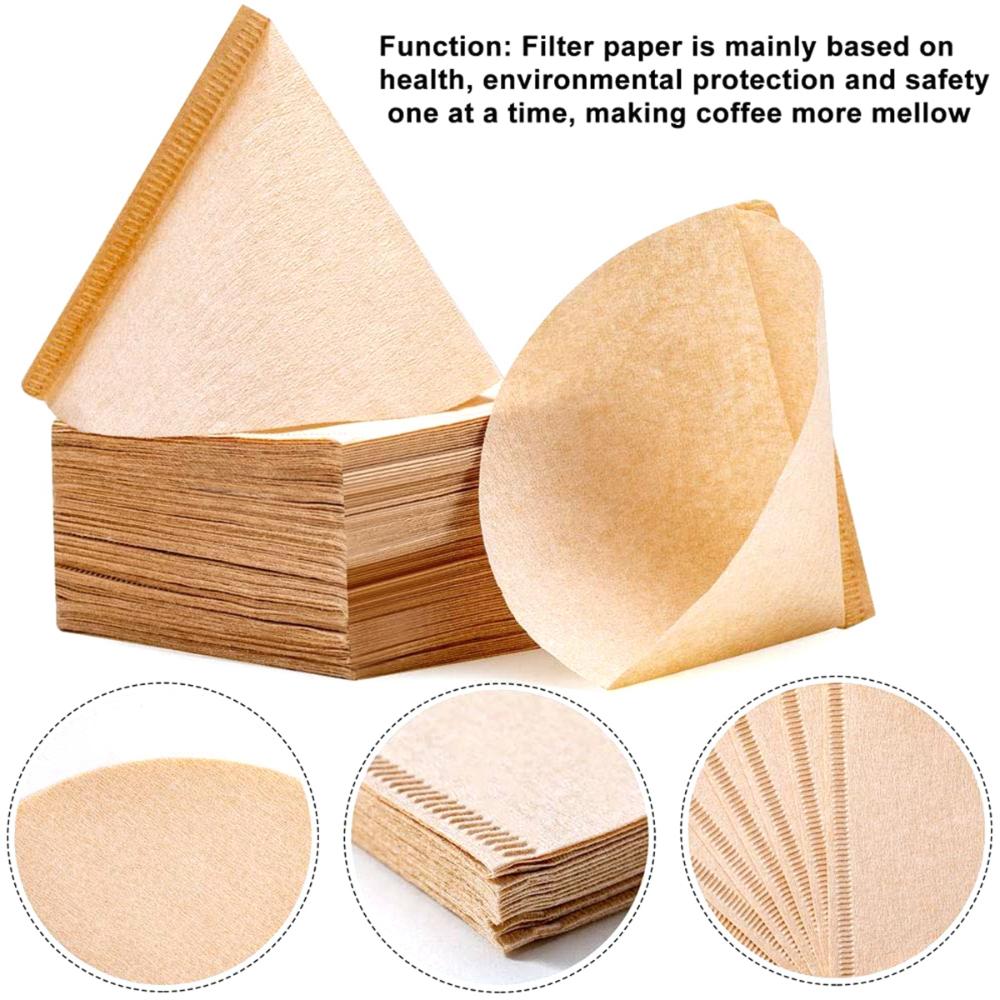 V Shape For Dripper Coffee Size 02 Strainer Cone Coffee Filter Paper Tea Infuser Drip Tools