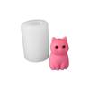 J0MC Cats Shaped Molds for Candle Soap Office Desk Decorations, Cats Shaped Silicones Molds