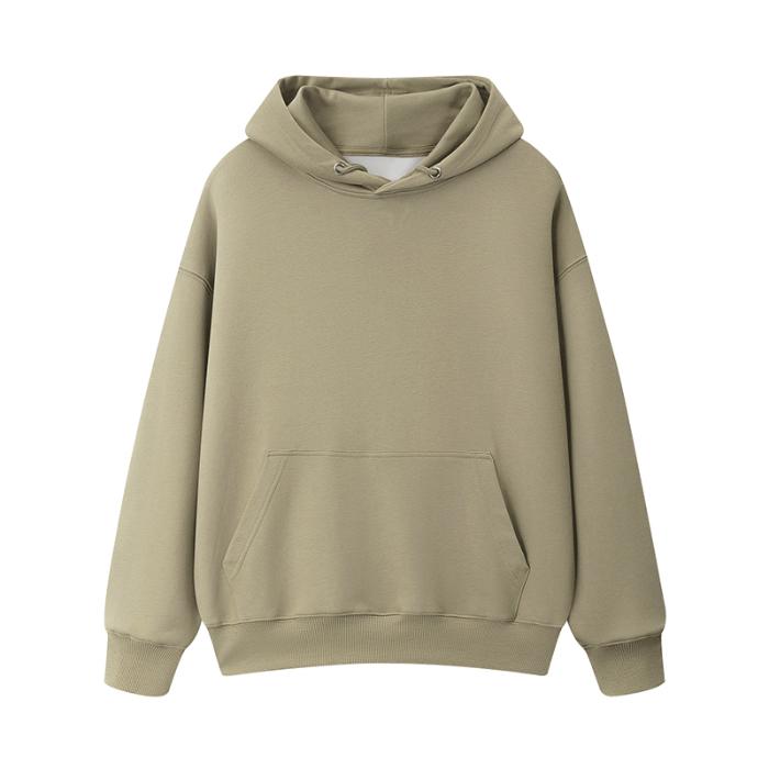 autumn Large size 330g Cotton thin Hooded Sweater Men's casual oversized Pullovers Hoodie Women Sweatshirt male solid all-match streetwear UNISEX