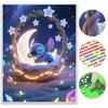 30x40cm Disney Diamond Painting Art Stitch Moon and Stars Full Diamond Handmade DIY Dot Diamond Decorative Painting