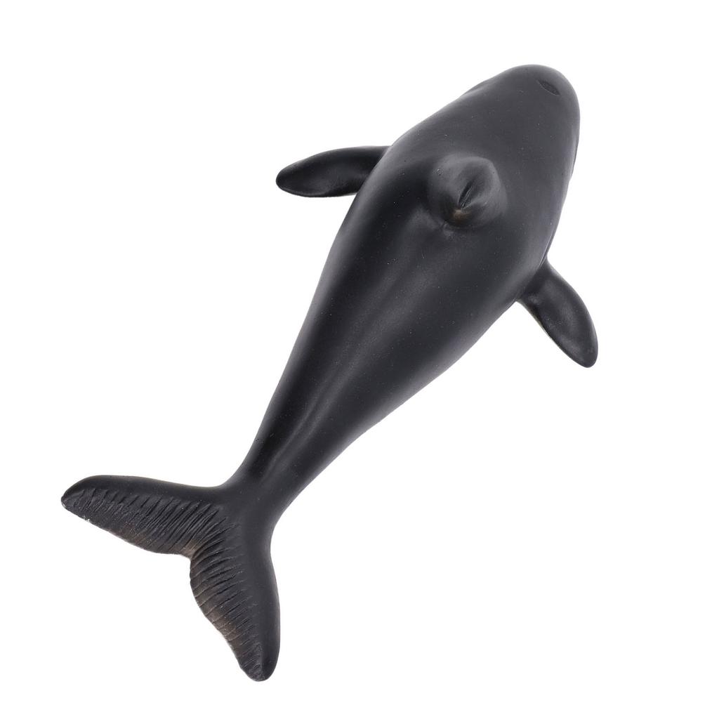 Meerestier Figur Schwarzer Orca Spielzeug Kinder Geburtstage Geschenk Pädagogisches Modell für Kinder Jungen Mädchen Ab 3 Jahren