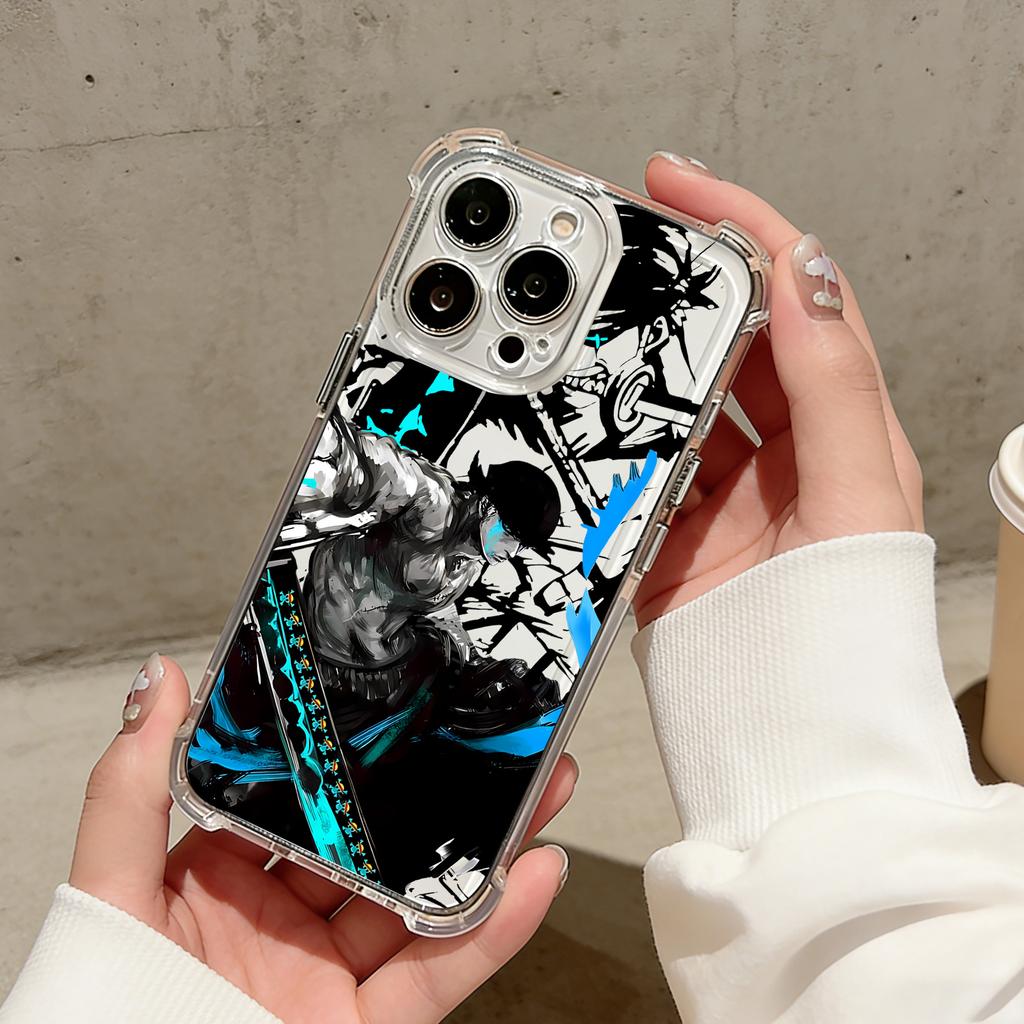 Anime Luffys Zoros Phone Case For Samsung Galaxy S26 S25 S24 S23 S22 S21 S20 Edge FE Ultra Plus 4G 5G Anti Fall Clear TPU