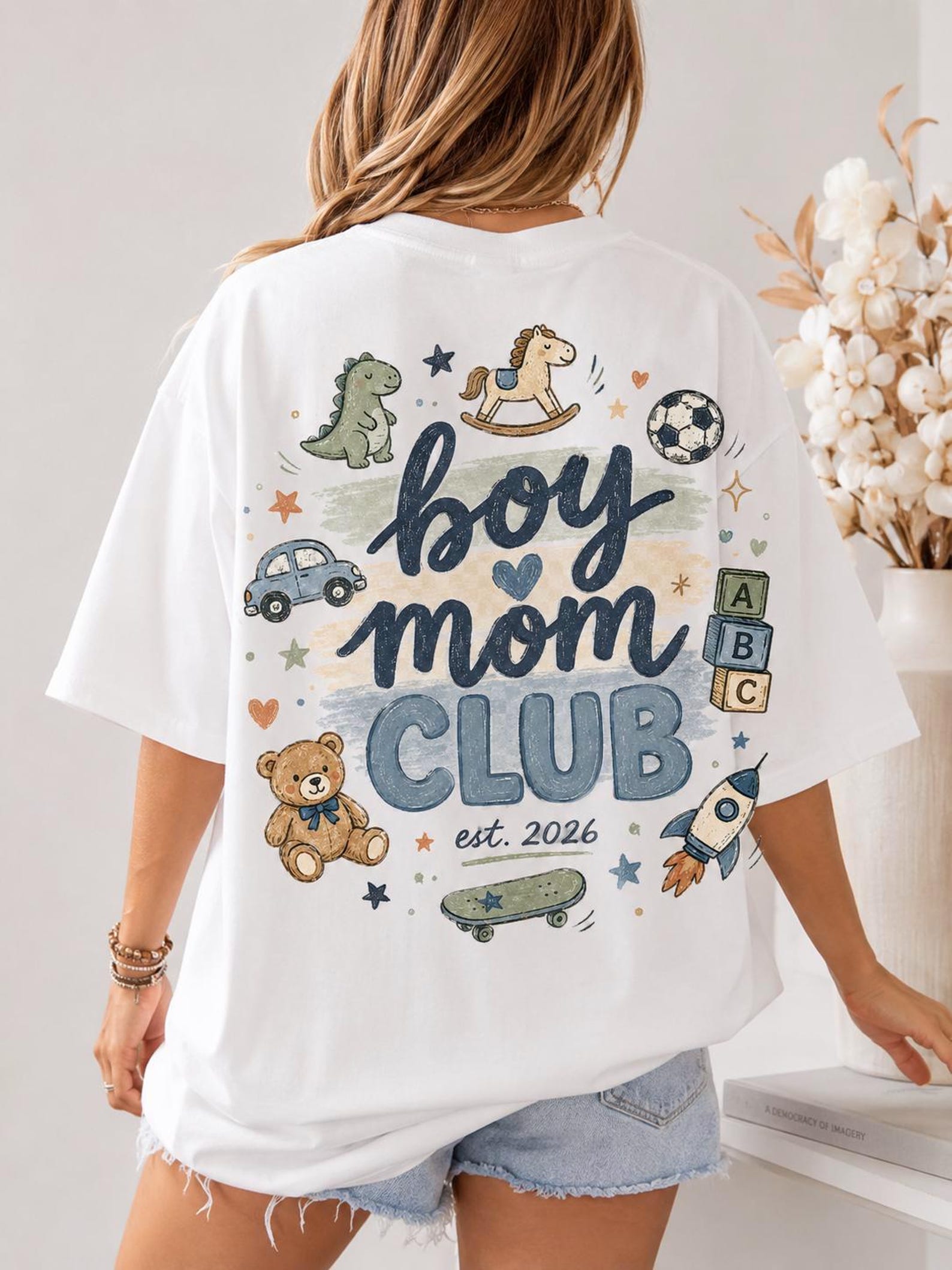 Custom Boy Mom Club Shirt, Mom of Boys Tee, Boy Mama Shirt, New Mom Gift Tee, Trendy Motherhood Shirt, Cute Mama Tee, Trendy Mom Tee L