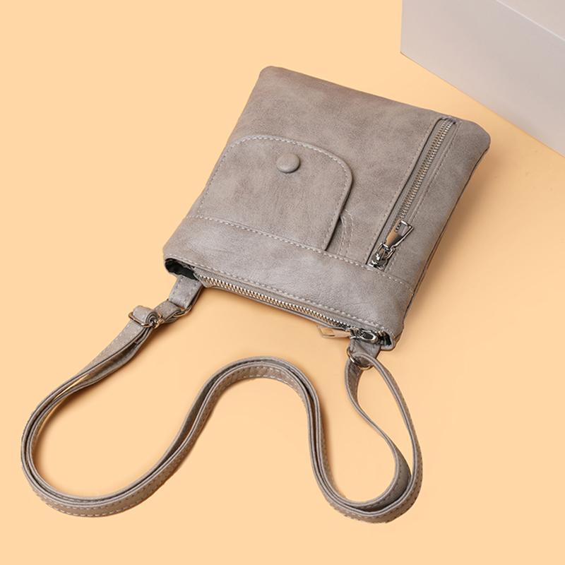 Fashionable Women's Small Shoulder Bag, PU Leather Phone Bag, Retro Crossbody Bag Suitable for Daily Use, Shopping, Commuting