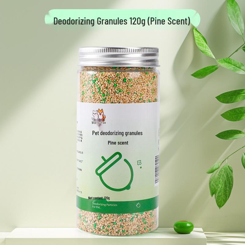 Cat Litter Deodorizing Beads: Odor Removal, Clumping Granules for Easy Cleaning