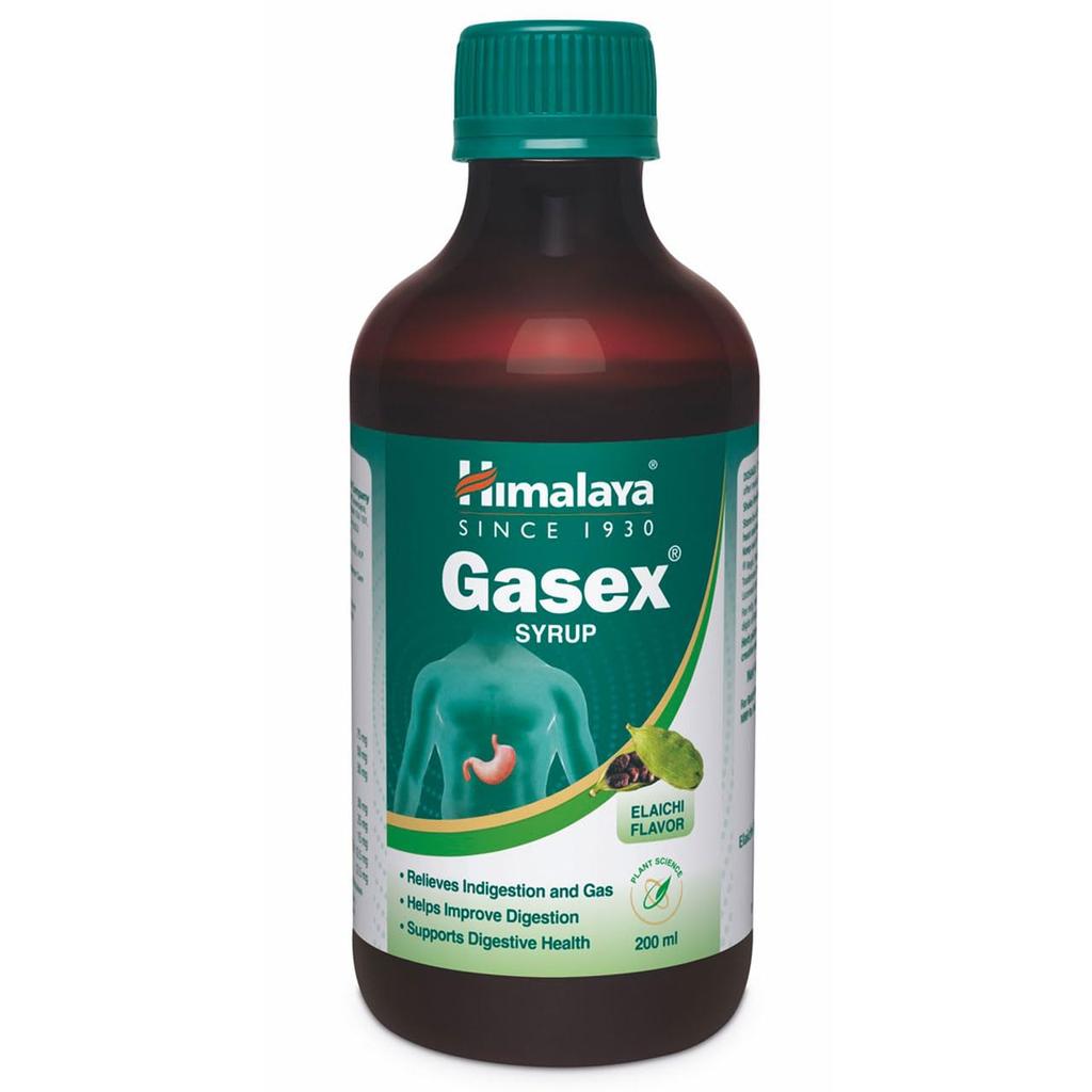 Himalaya Gasex Digestive Syrup 200 Ml Pack Of 1 For Natural Relief From Indigestion And Bloating