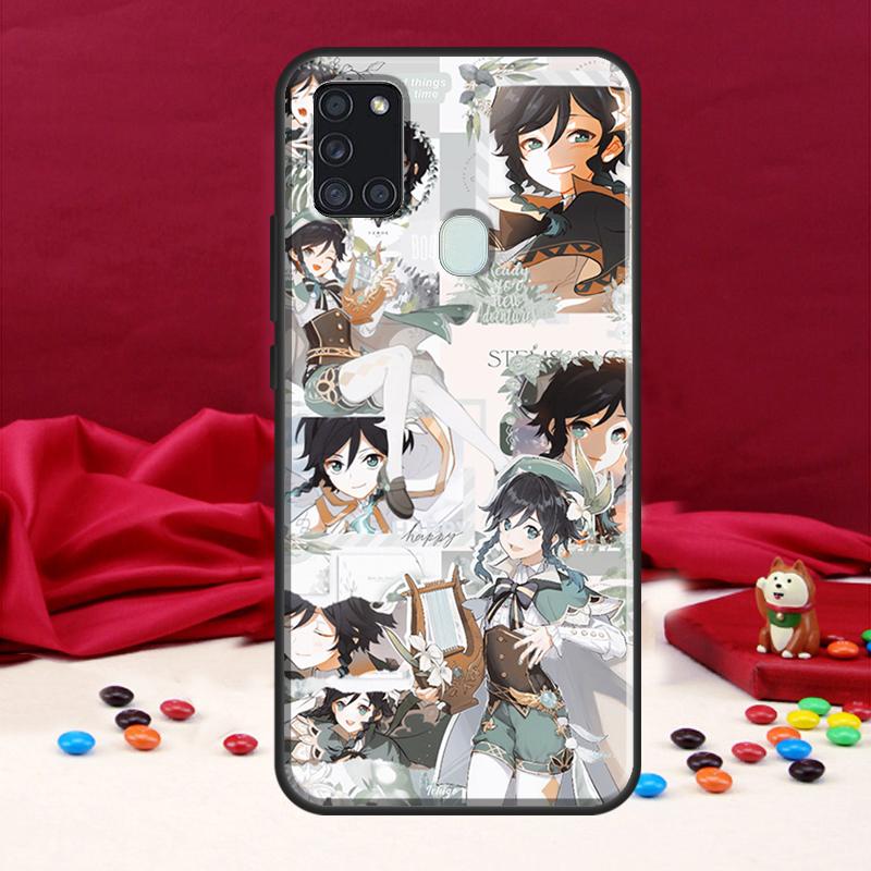 Genshin Impact Venti Case For Samsung Galaxy A34 A54 A14 A53 A13 A51 A71 A50 A12 A22 A32 A52 A72 Phone Cover