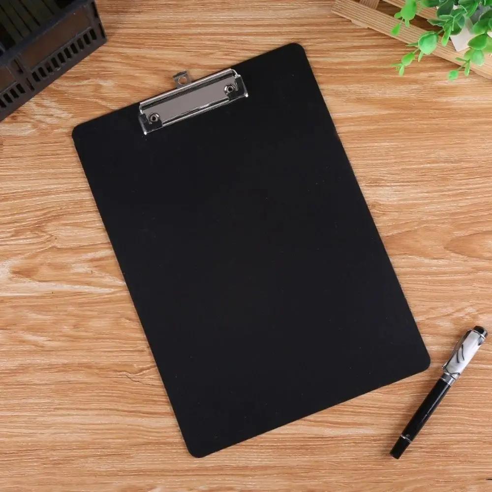 With Low Profile Gold Clip A4 Writing Clipboard Writing Tablet Writing Sheet Pad File Folder Board Clamp Document Folder