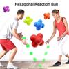 5.5cm Hexagon Reaction Ball Improve Hand Eye Coordination Elasticity Ball