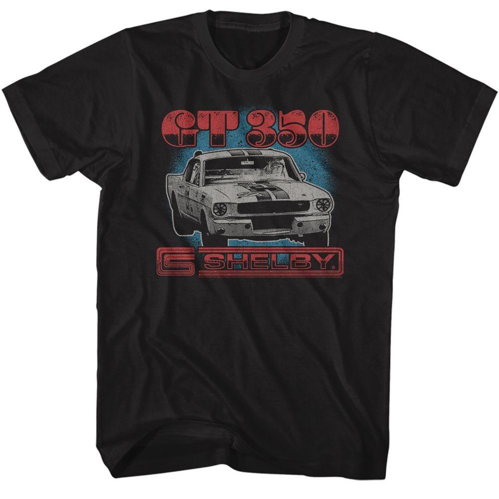 Carroll Shelby Tricolor Gt350 Black Icon Shirt S